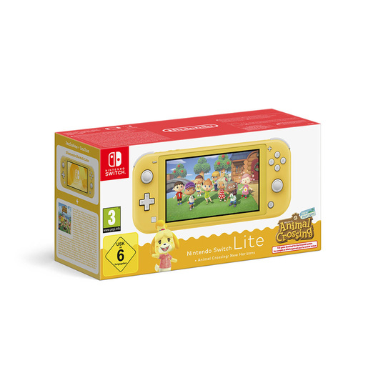 Image of Nintendo Console Switch Lite + Animal Crossing: New Horizons (gialla)