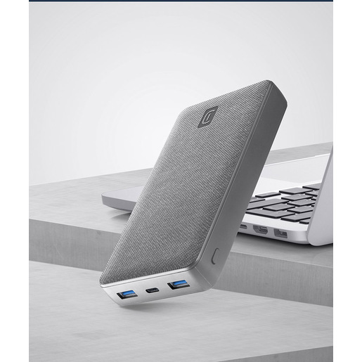 Image of Cellularline Shade Laptop 20000 Caricabatterie portatile 20.000mAh per LAPTOP e TABLET con rivestimento in tessuto