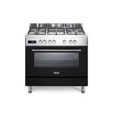 De’Longhi Pro 96 Ma Ed Cucina Elettrico Gas Nero, Acciaio Inox-image