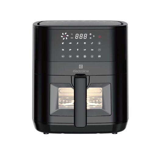 Image of Electroline ELNEXTAIRFRYER388BTR friggitrice Singolo 5,5 L Indipendente 1900 W Friggitrice ad aria calda Nero