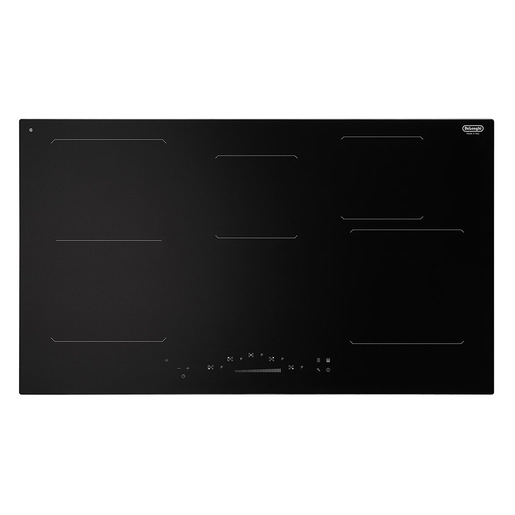 Image of De’Longhi PIN 95 piano cottura Nero Da incasso 90 cm Piano cottura a induzione 5 Fornello(i)