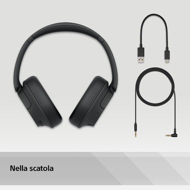 Sony WH-CH720N senza fili con Noise Canceling, Nero (versione nazionale