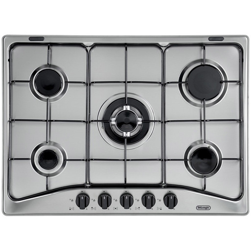 Image of De’Longhi YAF 57 ASV piano cottura Acciaio inossidabile Da incasso 70 cm Gas 5 Fornello(i)