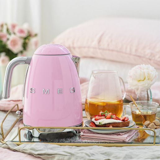 Image of Smeg Bollitore Standard 50's Style – Rosa LUCIDO – KLF03PKEU