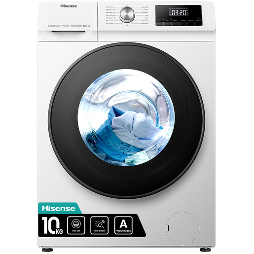 Image of Hisense WDQA1014EVJM lavasciuga Caricamento frontale Bianco D