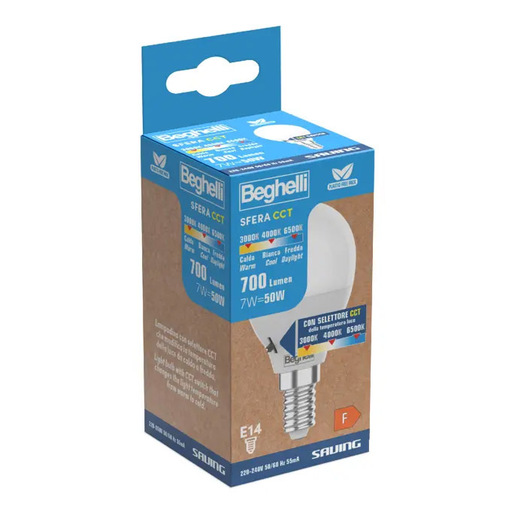 Image of Beghelli 58134 lampada LED 4000 K 7 W E14 F