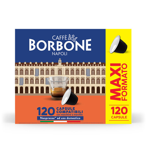 Caffè Borbone Capsule Compatibili sistema Nespresso - Miscela Nobile - 120 capsule