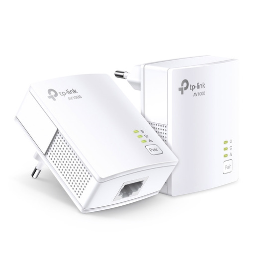 Image of TP-Link TL-PA7017 KIT adattatore di rete PowerLine 1000 Mbit/s Collegamento ethernet LAN Bianco 2 pz