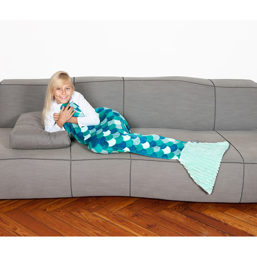 Image of Kanguru Coperta coda di Sirena Kids Turchese