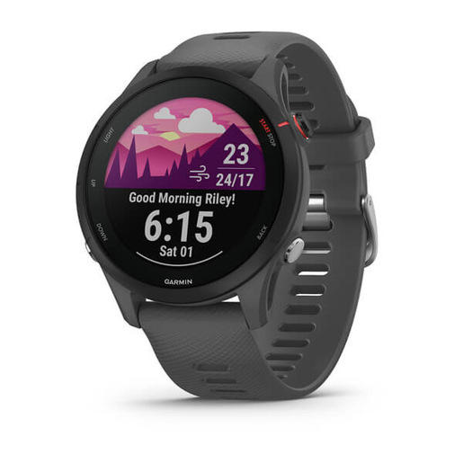Garmin Forerunner 255 3,3 cm (1.3'') MIP 46 mm Digitale 260 x 260 Pixel Grigio Wi-Fi GPS (satellitare)