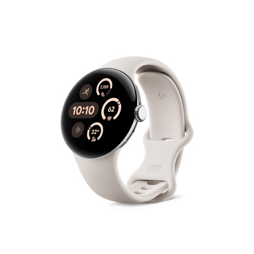 Image of Google Pixel Watch 3 AMOLED 41 mm Digitale Touch screen 4G Argento Wi-Fi GPS (satellitare)