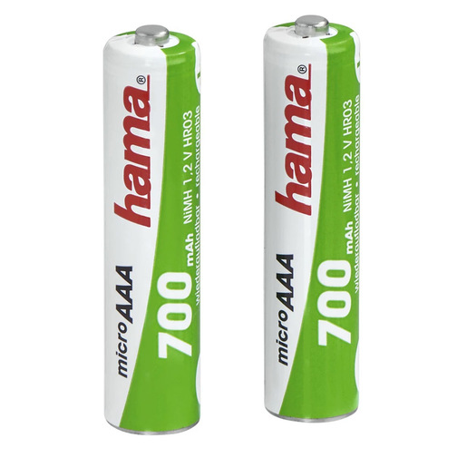 Image of Hama 4007249568014 batteria per uso domestico Batteria ricaricabile Mini Stilo AAA Nichel-Metallo Idruro (NiMH)