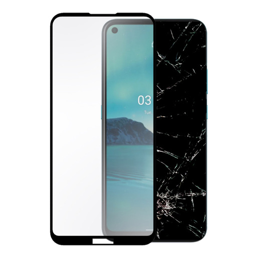 Image of Area Ultra tempered Glass per Nokia 3.4 con copertura totale tono su tono