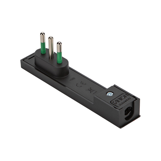 Image of FANTON 80081 presa elettrica P11 Nero 2P+T