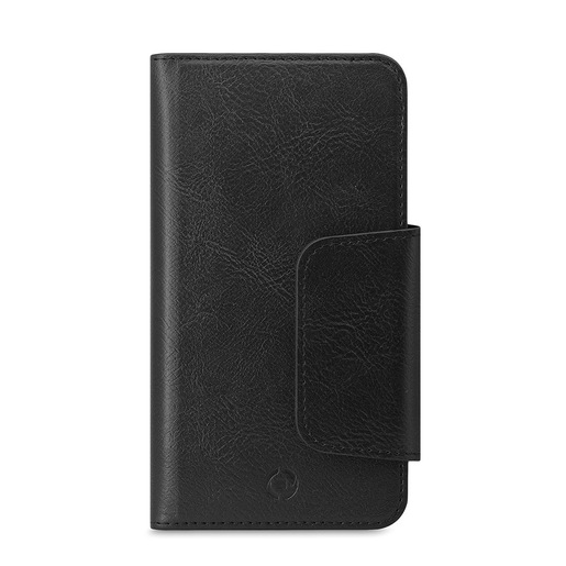 Celly Duomo XXL custodia per cellulare 16,5 cm (6.5'') Custodia flip a libro Nero
