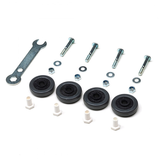 Image of Foppapedretti 7010112300 ruota per mobili Nero Gomma 4 pz