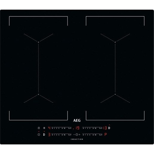 AEG IKE6445SIB Nero Da incasso 60 cm Piano cottura a induzione 4 Fornello(i)