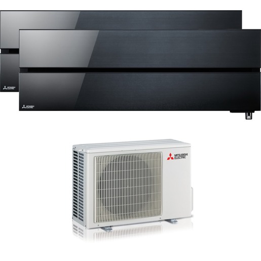Image of Mitsubishi Electric MXZ-2F33VF + MSZ-LN25VGB + MSZ-LN25VGB Climatizzatore Dualsplit Nero