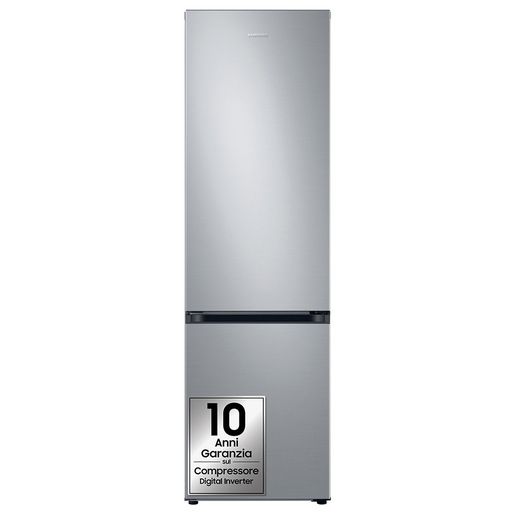 Image of Samsung RB38T607BS9 frigorifero Combinato EcoFlex Libera installazione con congelatore 2m 387 L Classe B, Inox