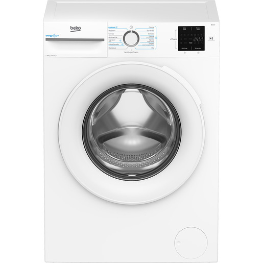Beko BMWU3921W: Lavatrice EnergySpin 9kg, Classe A, 1200giri