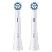 Oral-B Testine Di Ricambio Io Series Gentle Care Bianche, Testine Rotonde Originali, Per Gengive Sensibili, 2 Testine-image