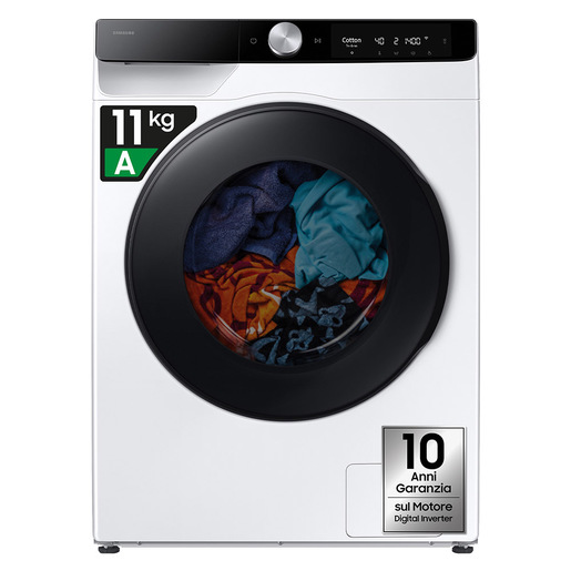 Image of Samsung WD11DG6B85BK lavasciuga Libera installazione Caricamento frontale Bianco