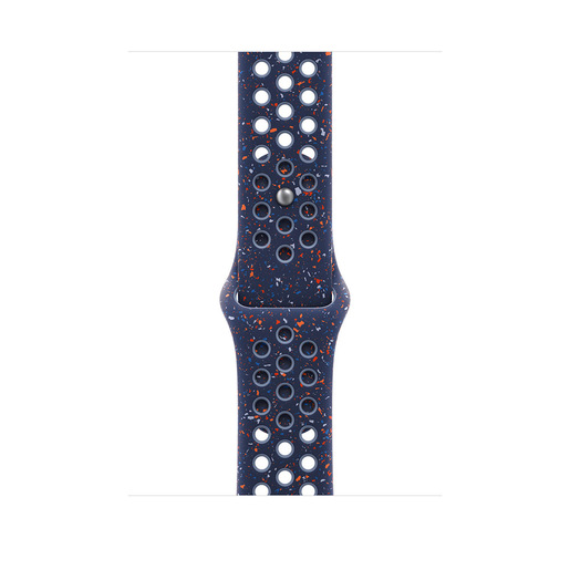 Image of Apple Nike Sport Band Blu Alluminio, Fluoroelastomero