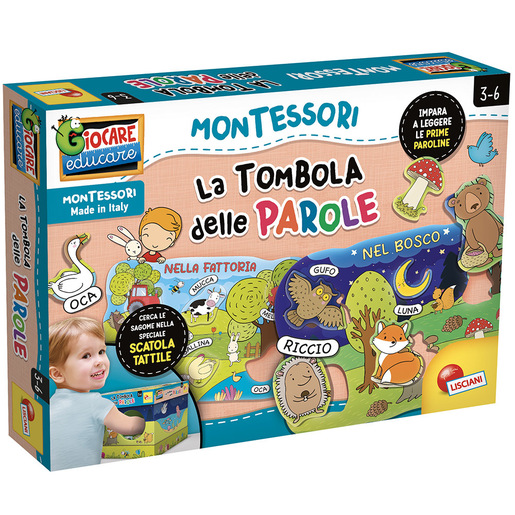 Image of Lisciani Montessori Maxi La Tombola Delle Parole