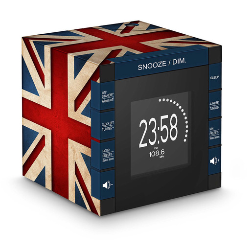 Image of Bigben Interactive RR70PGB radio Orologio Digitale Nero, Blu, Rosso, Bianco cod015