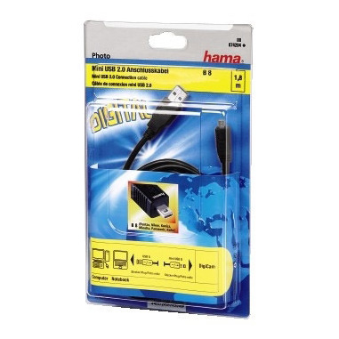 Hama Cavo USB 2.0 A/M A B/M 5 Metri Grigio - Prolunga Per Stampanti E Scanner