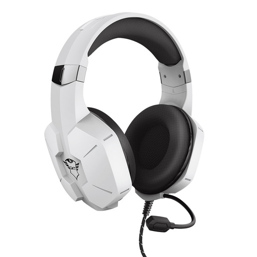 Image of Trust GXT 323W Carus Auricolare Cablato A Padiglione Gaming Bianco