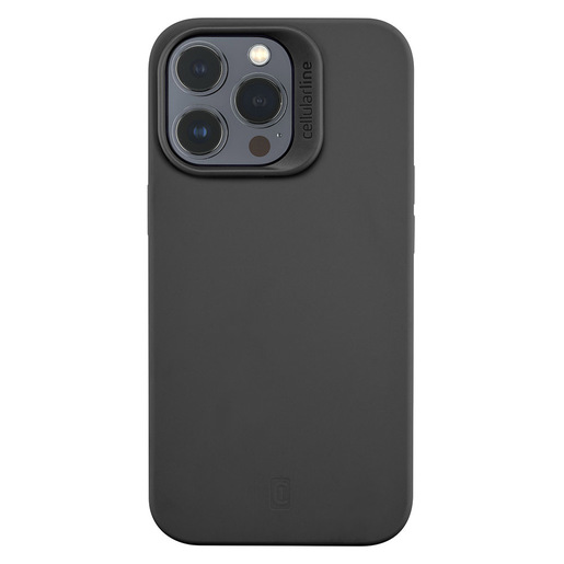 Cellularline Sensation - iPhone 14 Pro Custodia in silicone soft touch con tecnologia antibatterica Microban integrata