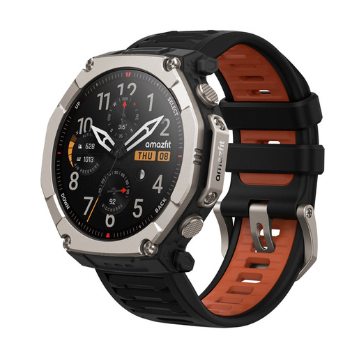 Image of Amazfit T-Rex Ultra 2 Display AMOLED 51 mm Mappe Precaricate Titanio di grado 5 Wi-Fi GPS (satellitare)