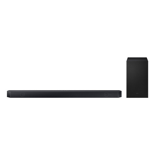 Samsung Soundbar HW-Q700D/ZF Serie Q, 9 Speaker, Wireless Dolby Atmos, Audio a 3.1.2 Canali, Q-Simphony, Compatibile con Alexa e Google Assistant, Titan
