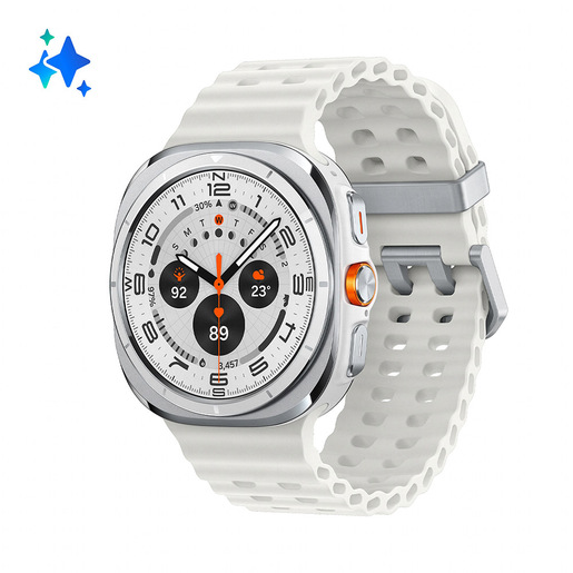 Image of Samsung Galaxy Watch Ultra Smartwatch Galaxy AI, Resistenza estrema, Batteria a lunga durata, Sirena di emergenza, LTE, Cassa in titanio di grado aero