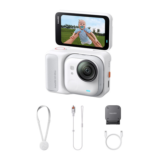 Image of Insta360 GO Ultra Standard White fotocamera per sport d'azione 4K Ultra HD 25,4 / 1,28 mm (1 / 1.28'') Wi-Fi 52,9 g