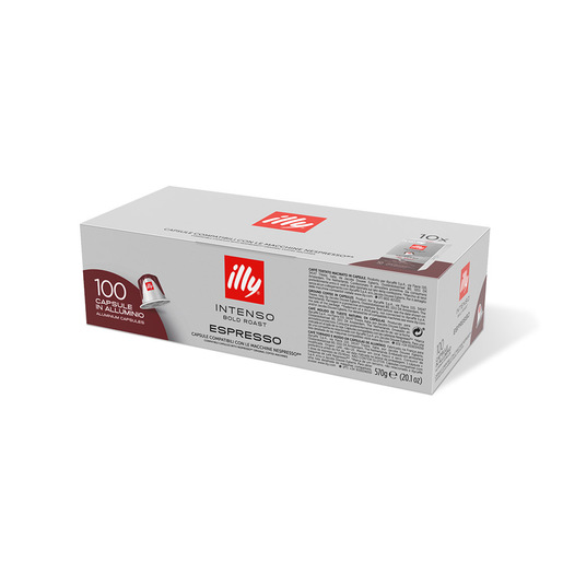 Image of Illy 100 caffè in Capsule compatibili Nespresso® Tostato ESPRESSO INTENSO