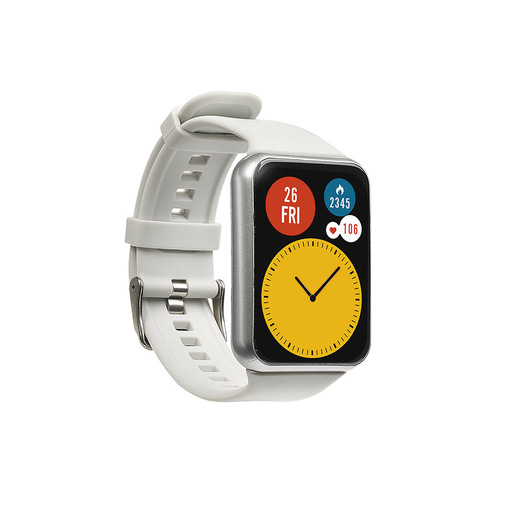 IOPLEE SMARTWATCH FIT TRACKER 100 SILVER con Funzione Chiamata Wireless e Display AMOLED 1.74'' IP67