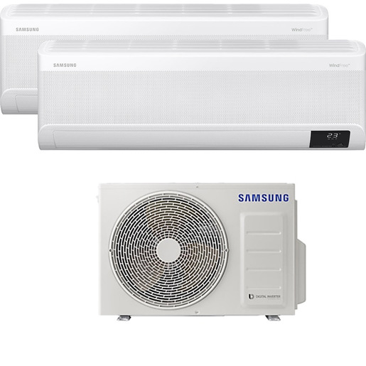 Image of Samsung SAMKIT2-50WE9+12 condizionatore fisso Dualsplit Bianco