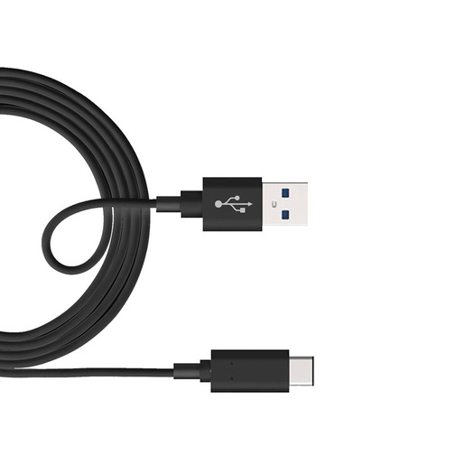 Image of Electroline ELTYPEC2B cavo USB 1 m USB 2.0 USB A USB C Nero
