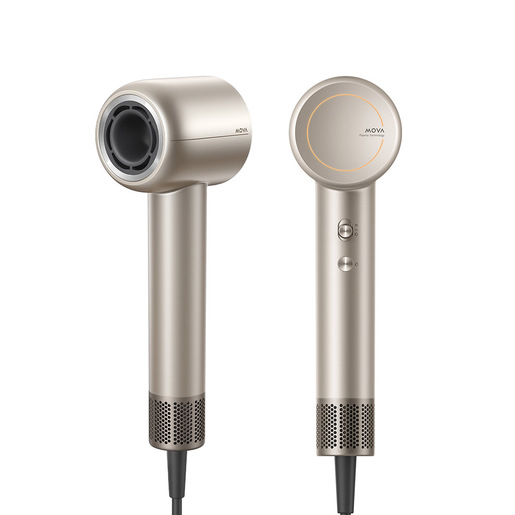 Image of MOVA Shine 10 Gold Edition Asciugacapelli premium ad alta velocità 110.000 giri/min con tecnologia AeroBlossom™, controllo termico NTC, modalità bambini,