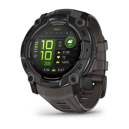 Image of Garmin Instinct 3 AMOLED 3,3 cm (1.3'') 50 mm Digitale 416 x 416 Pixel Touch screen Nero GPS (satellitare)