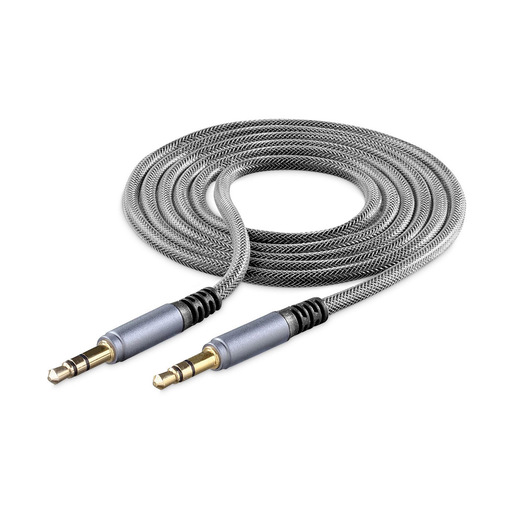 Cellularline Aux Audio Strong cavo audio 1 m 3.5mm Grigio