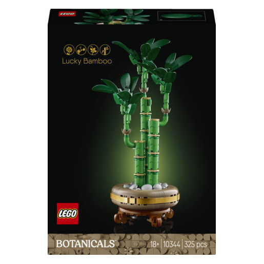 Image of LEGO Botanicals 10344 Bambù del Buon Auspicio, Pianta Artificiale da Arredamento con Vaso Finto, Regalo Donna, Uomo e Adulti