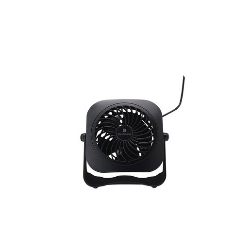 Image of Electroline Ventilatore da tavolo 3 pale 9,5cm con cavo USB nero