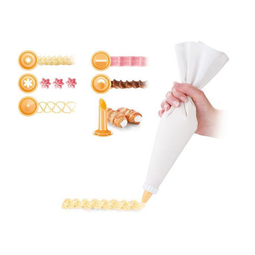 Image of Tescoma Sac a poche 35 cm, tessuto, con 6 beccucci delicia