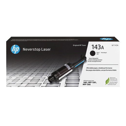 Image of HP Kit ricarica toner nero originale Neverstop 143A