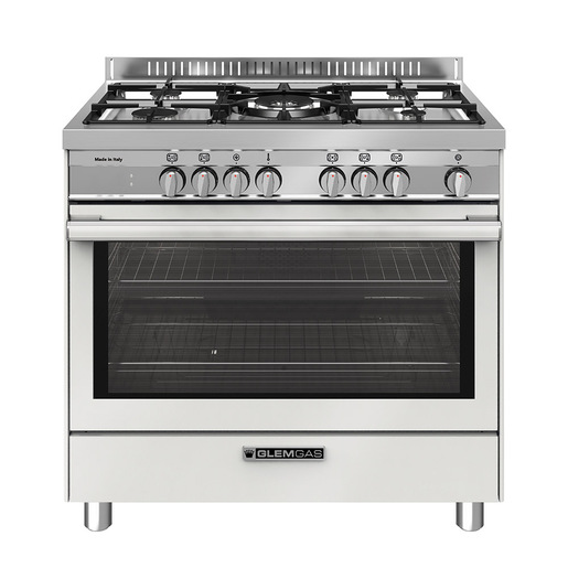 Image of Glem Gas ST965MWH cucina Elettrico Bianco