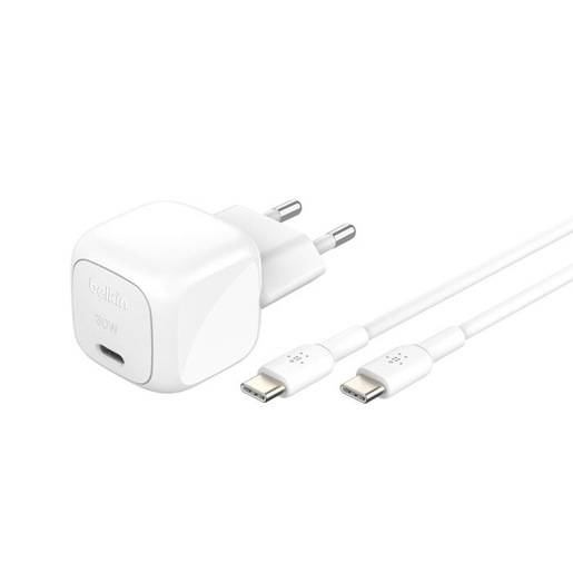Image of Belkin WCA008kq1MWH-B6 Computer portatile, Smartphone, Tablet Bianco AC Ricarica rapida Interno