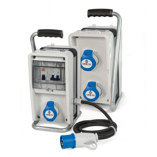 Image of FANTON 74303 Asse di distribuzione elettrica con Quadro ASC IP44 PORTATILE.
